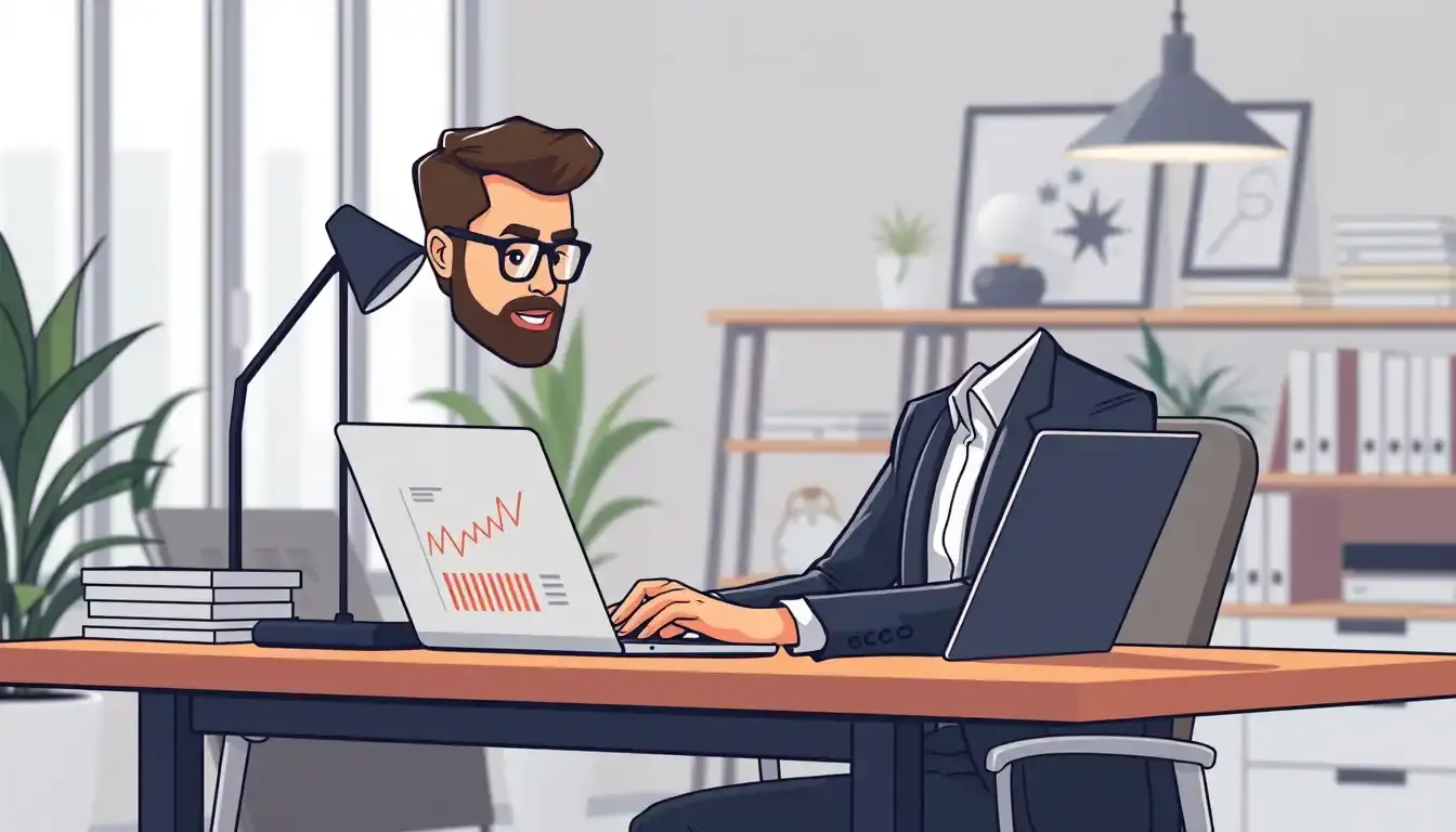 Analisi finanziaria dello stipendio lordo e netto su laptop moderno