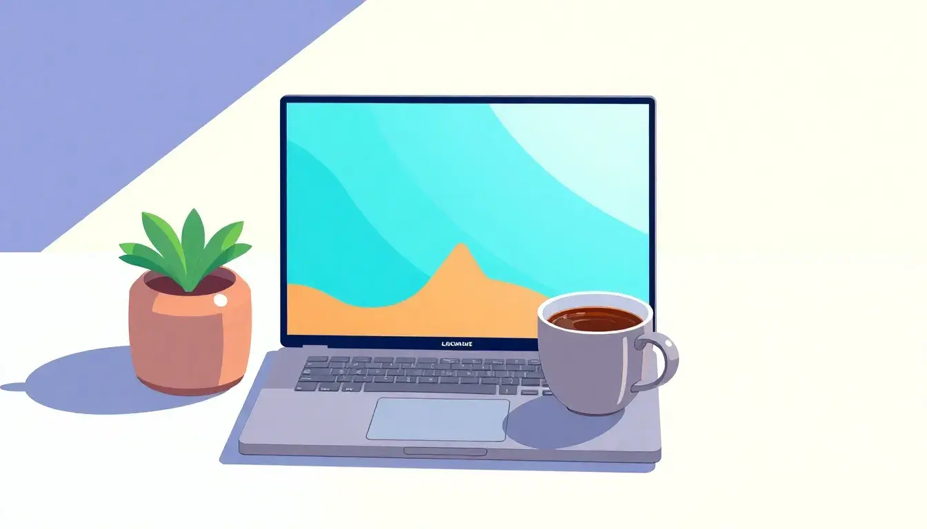 Persona che usa un computer per calcolare la percentuale di uno sconto
